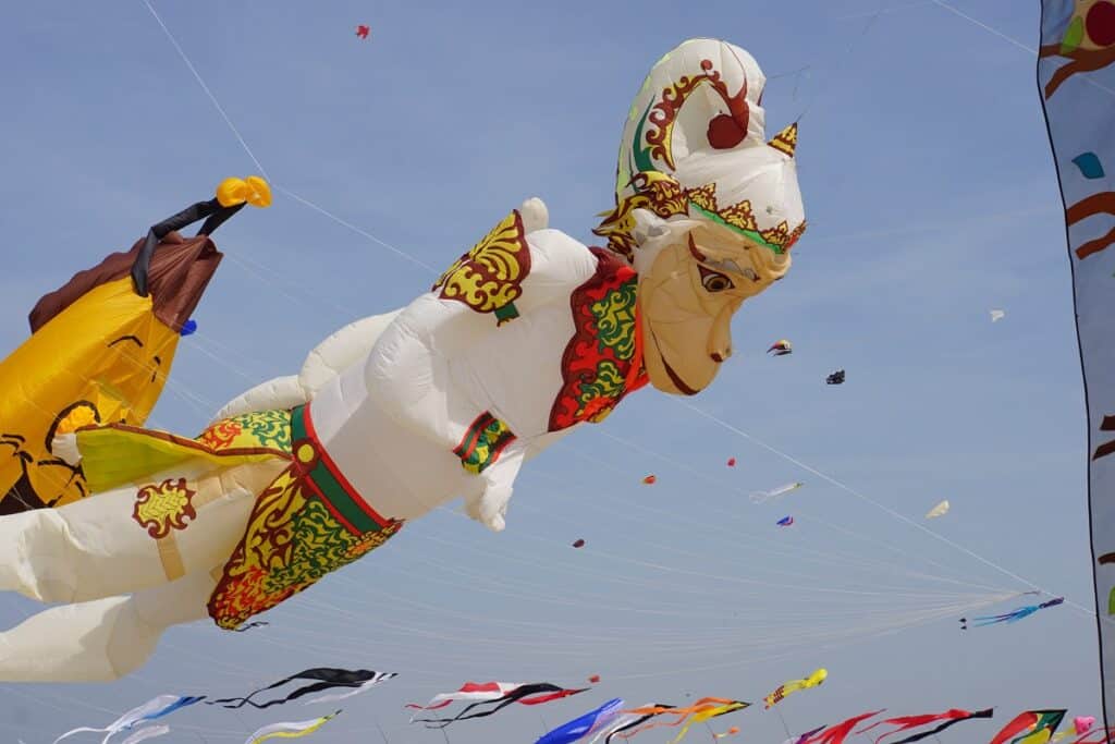 ELJHY Cerf-Volant de Danse du Dragon Volant Cerfs-Volants Chinois Nouvel an Chinois  cerf-Volant Traditionnel Danse du Dragon Gonflable pour Les Sports de Plein  air : : Jeux et Jouets
