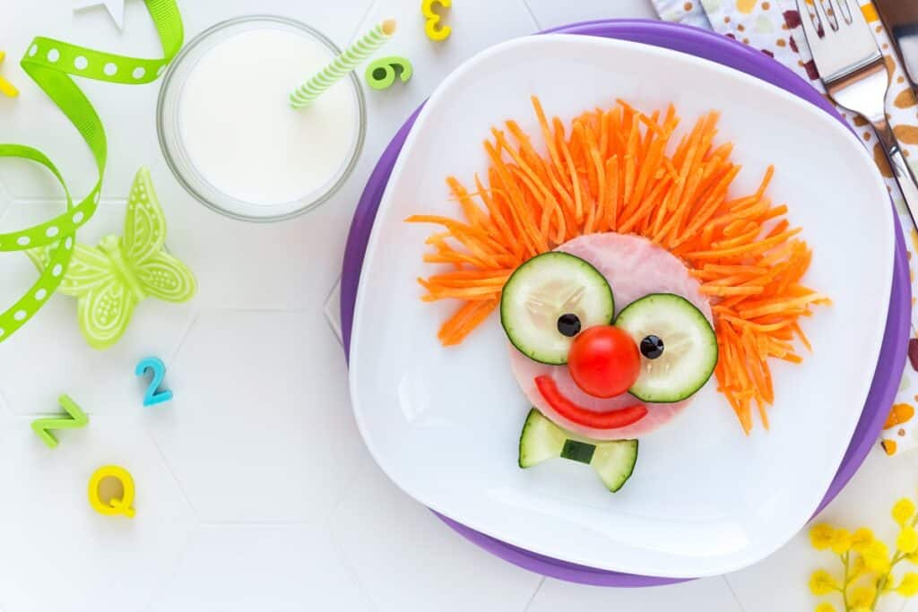 food art clown