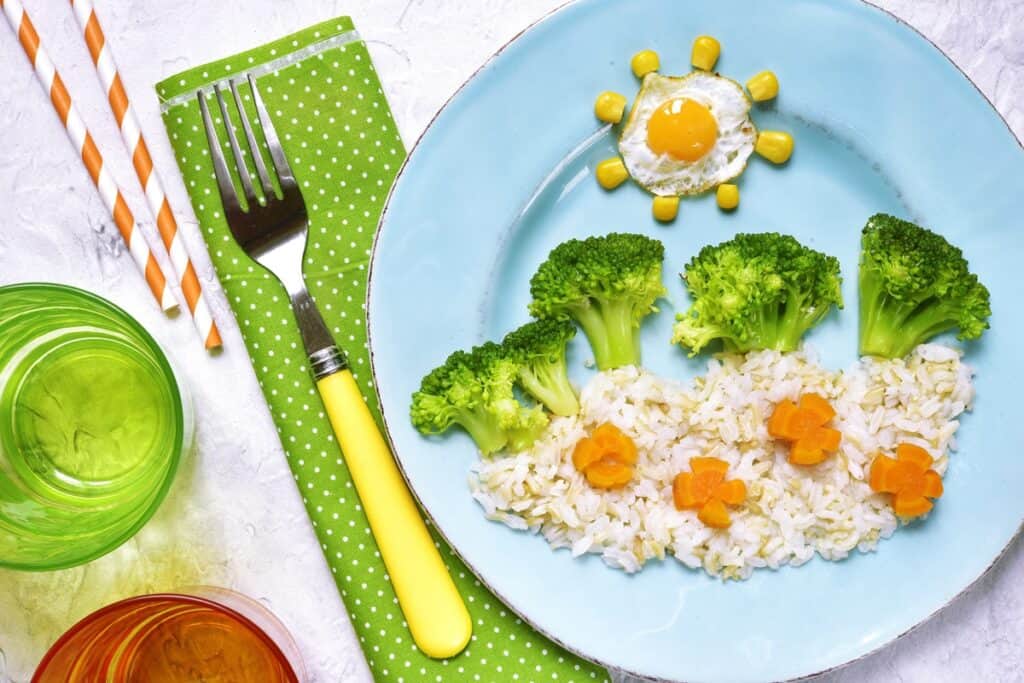 food art avec du brocoli