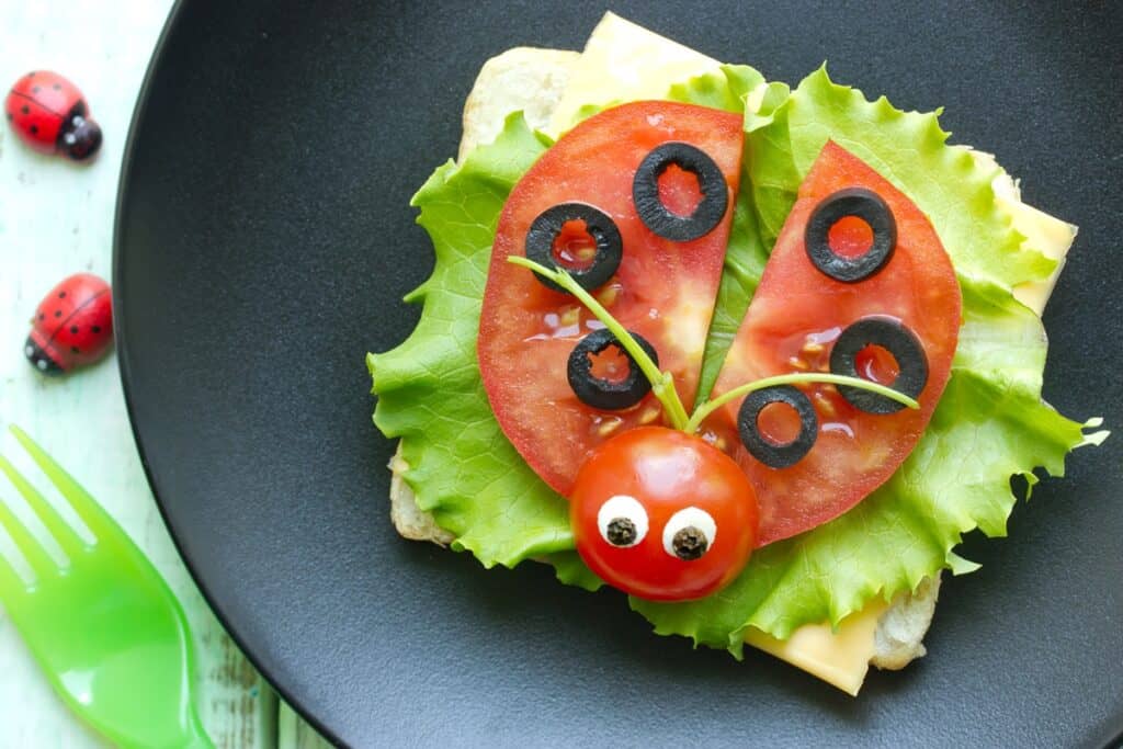 food art coccinelle