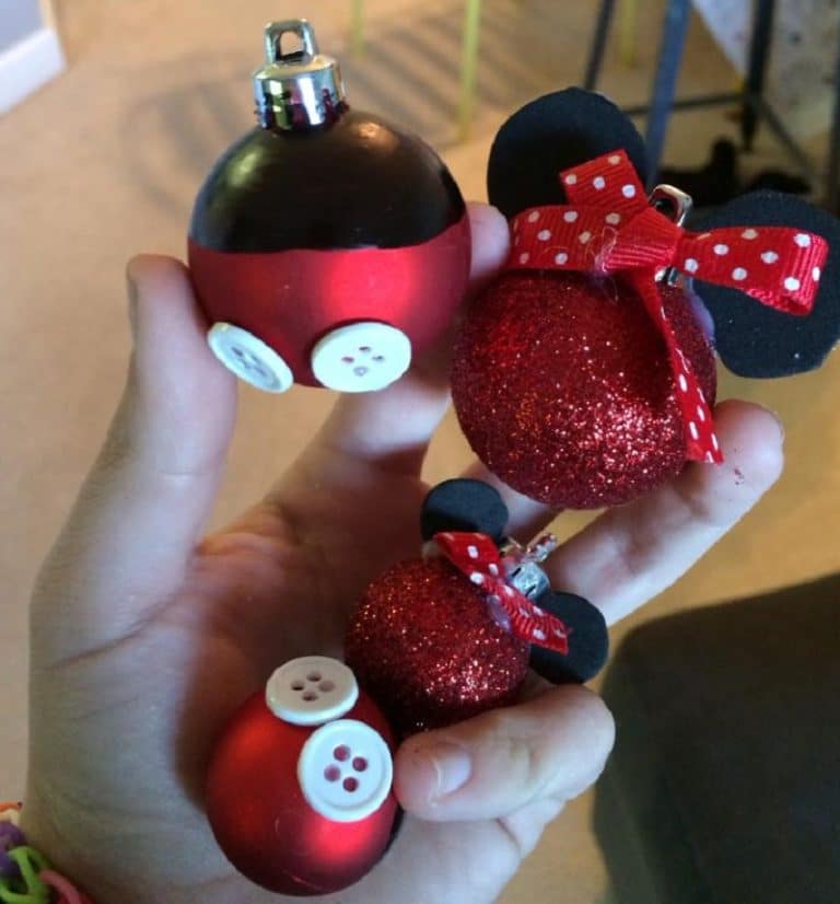 Boules de Noël Mickey et Minnie