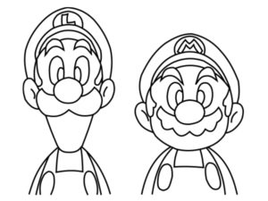 Coloriage Mario à imprimer : des dessins gratuits du jeu vidéo