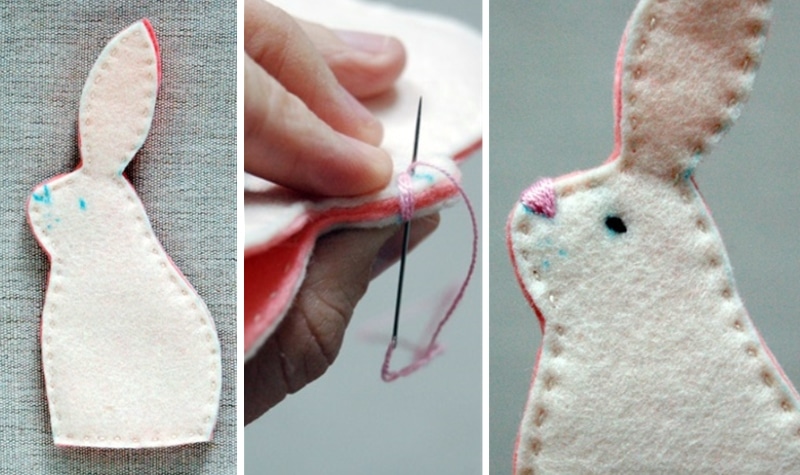 Fabriquer une marionnette à doigt lapin