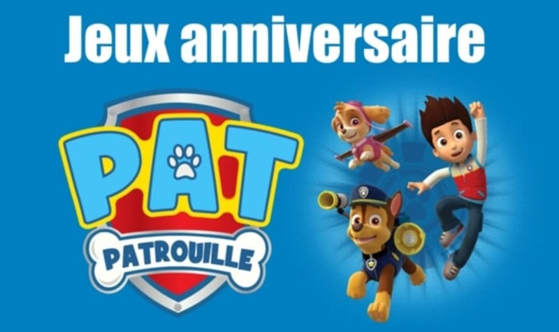 Jeux anniversaire Pat Patrouille : le plein d'idées !