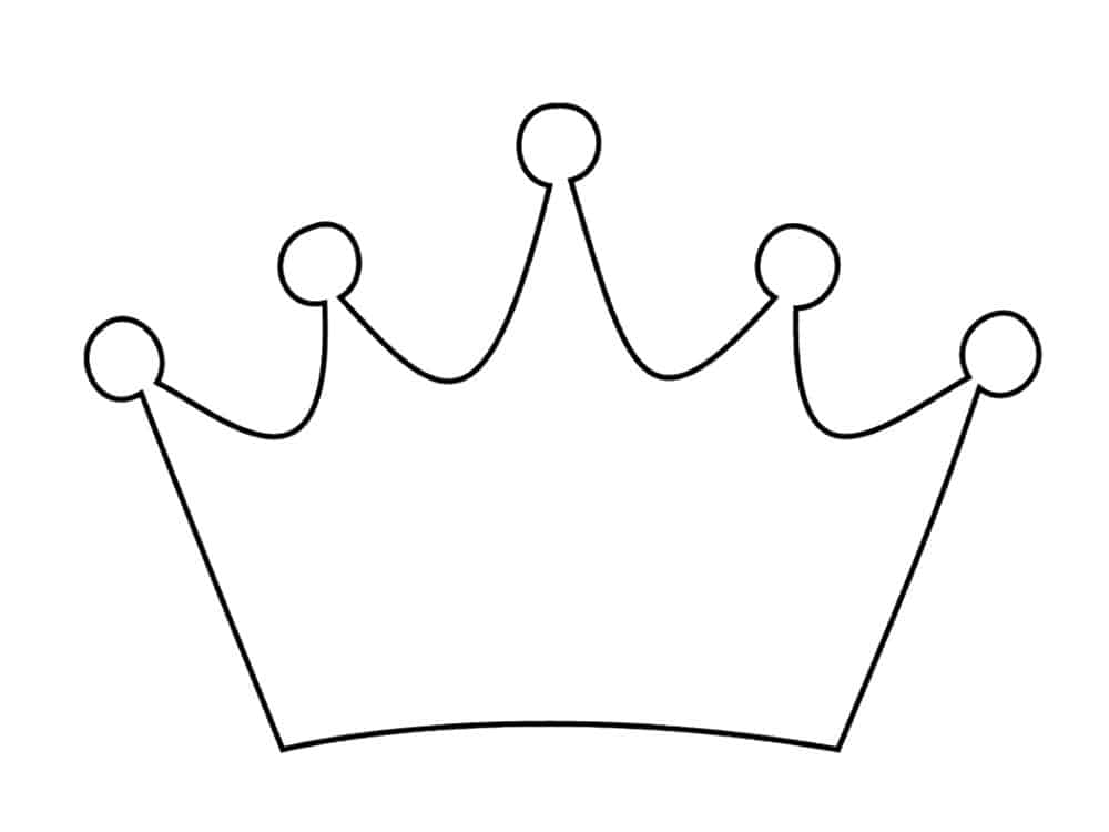 Coloriage d'une couronne des rois de l'Épiphanie