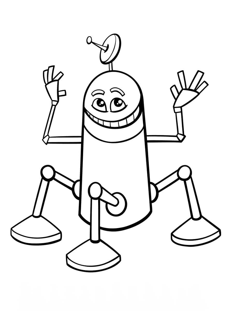 Coloriage robot : 50 dessins à imprimer gratuitement !