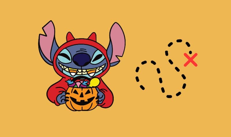 Chasse au trésor Stitch Halloween à imprimer