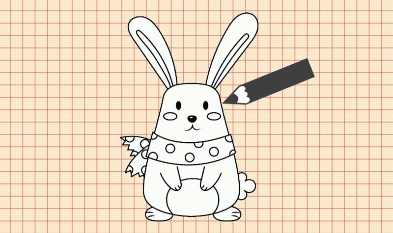 tutoriel pour dessiner un lapin