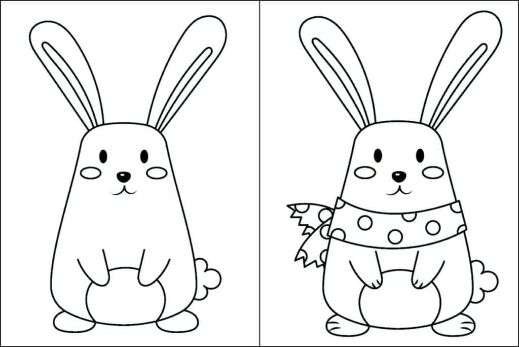 image tutoriel pour dessiner un lapin