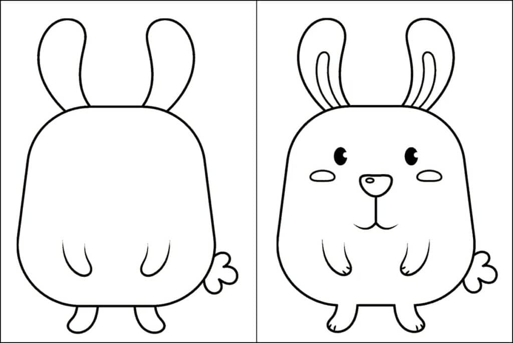 tutoriel pour dessiner un lapin facile