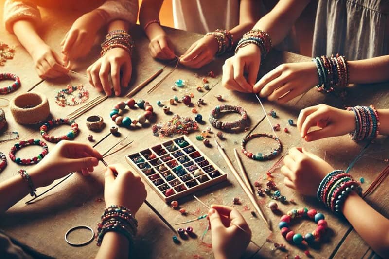 atelier fabrication de bracelets