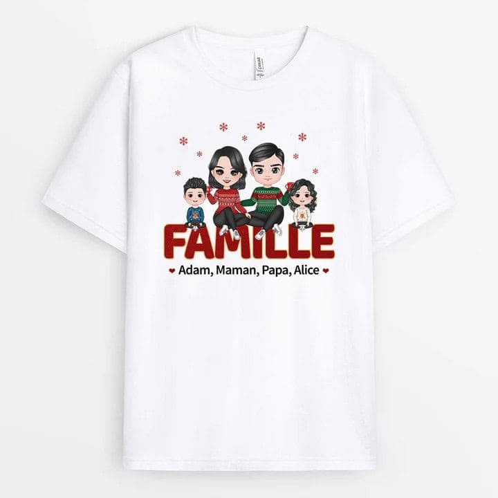 t-shirt personnalisé famille