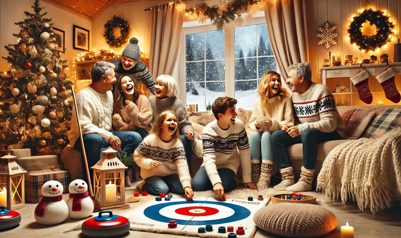 jeux défis famille hiver